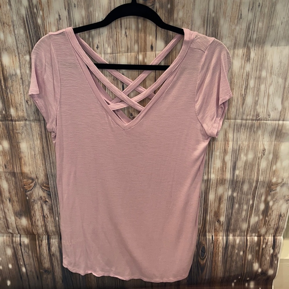 Jessica Simpson Maternity Crossed T-Shirt